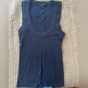 Navy Blue Tank Top
